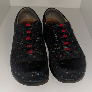Finn Comfort Black Multicolor Sneakers